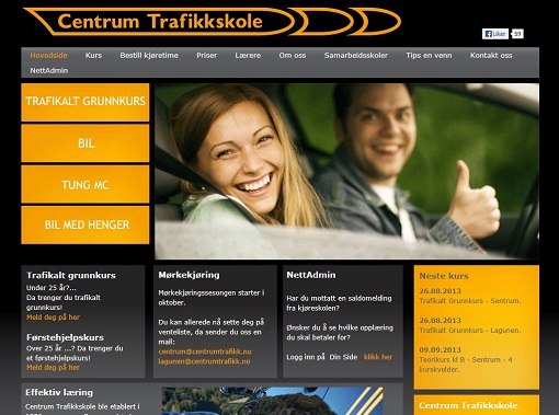 Centrum Trafikkskole bruker bookingløsning fra Netconsulting AS